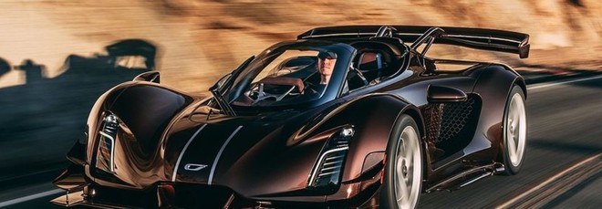 L&rsquo;auto più estrema al mondo si chiama Czinger 21C Spyder, 1.250 CV e un limite d'altezza