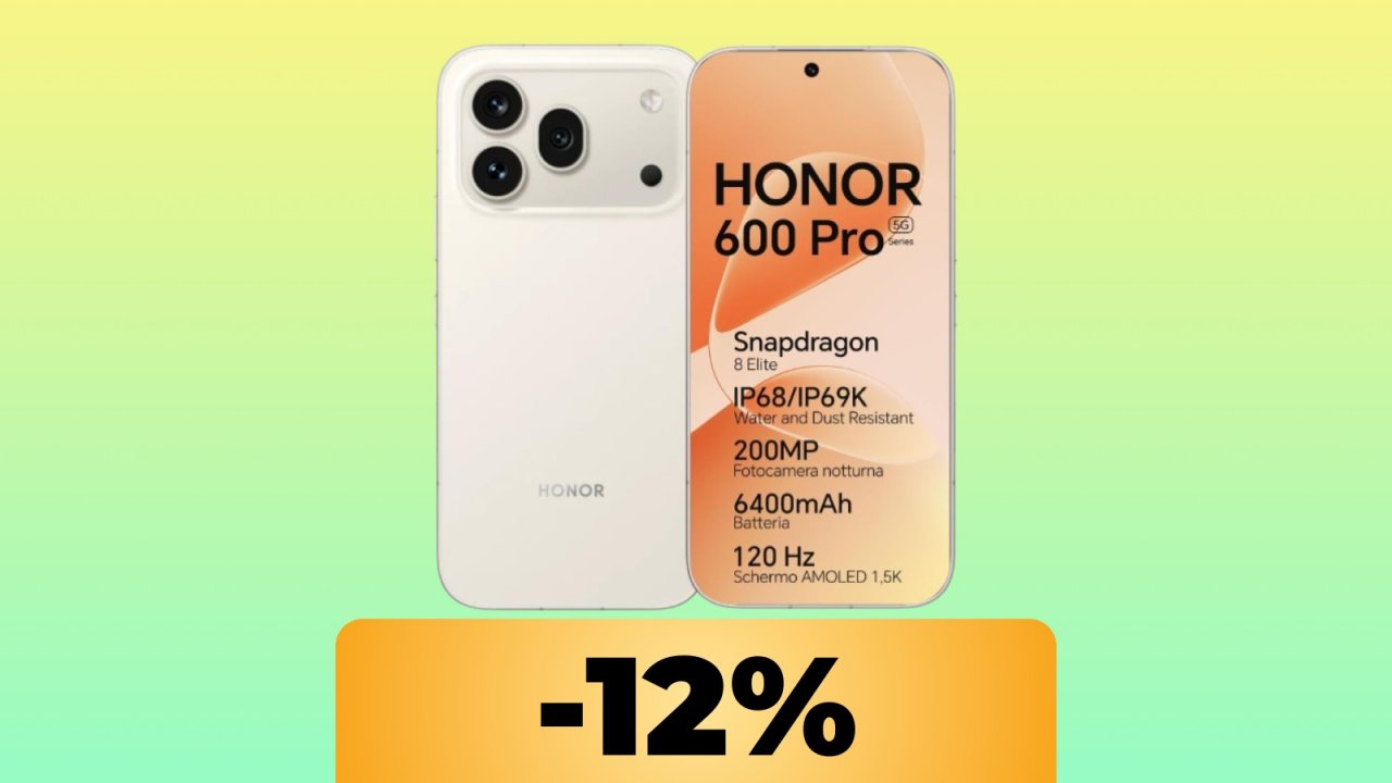 Lo smartphone Honor 600 Pro 5G è al minimo storico su Amazon