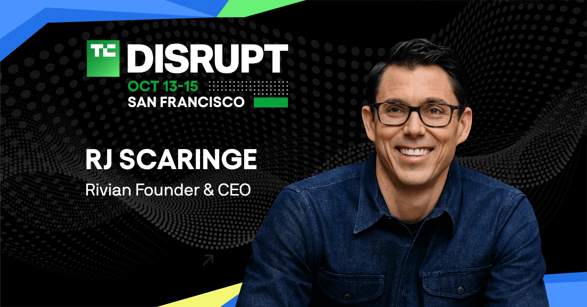 Rivian CEO RJ Scaringe is betting on EVs, robots, and autonomy all at once — he’ll explain why at Disrupt 2026 