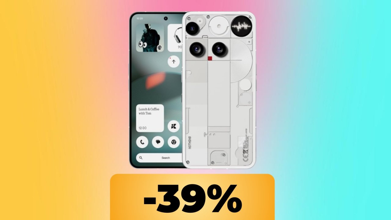 Nothing Phone (3) è in promozione su Amazon: design unico, prestazioni al top e display AMOLED