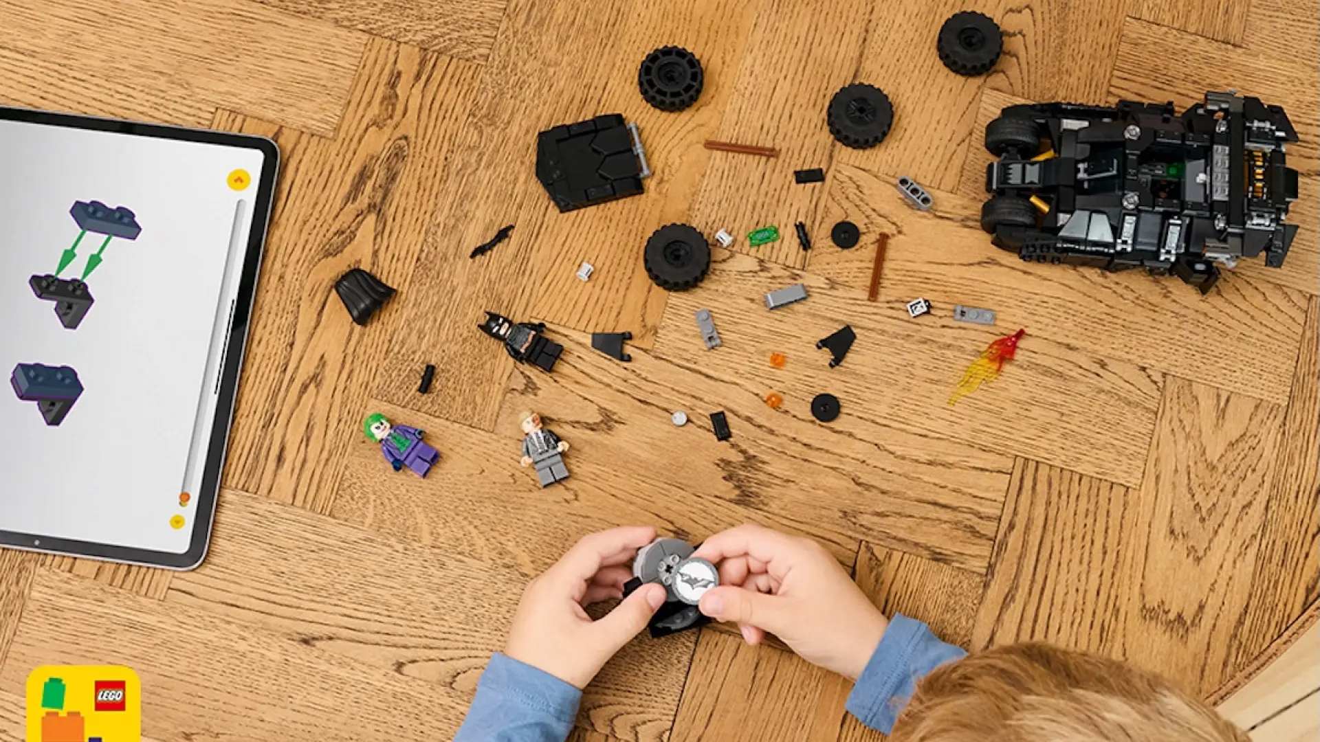 Más de 400 piezas para detener al Joker y a Dos Caras con el Batmóvil: la batalla definitiva de Gotham en LEGO