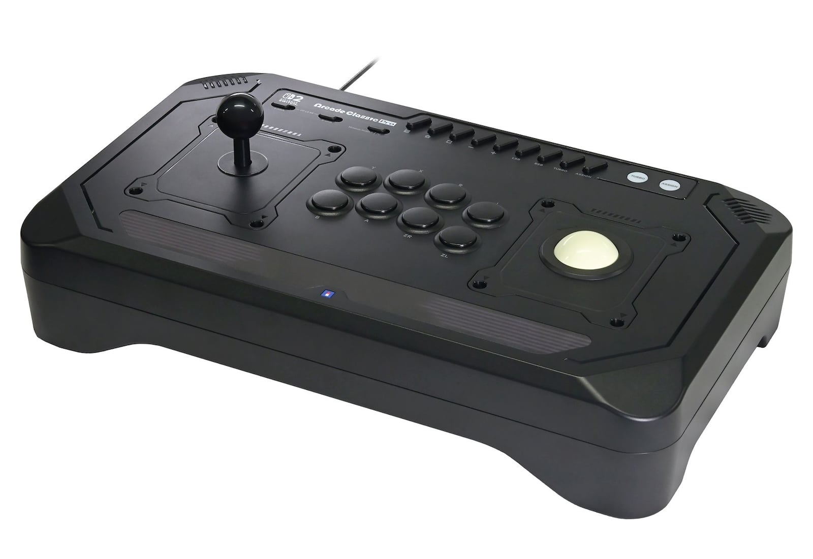 Switch 2/Switch/PC用アケコン「HORI Arcade Classic Pro」発表。『アケアカ』対応、スティック以外にトラックボールなど4種付け替えで“あの頃”の操作感を実現