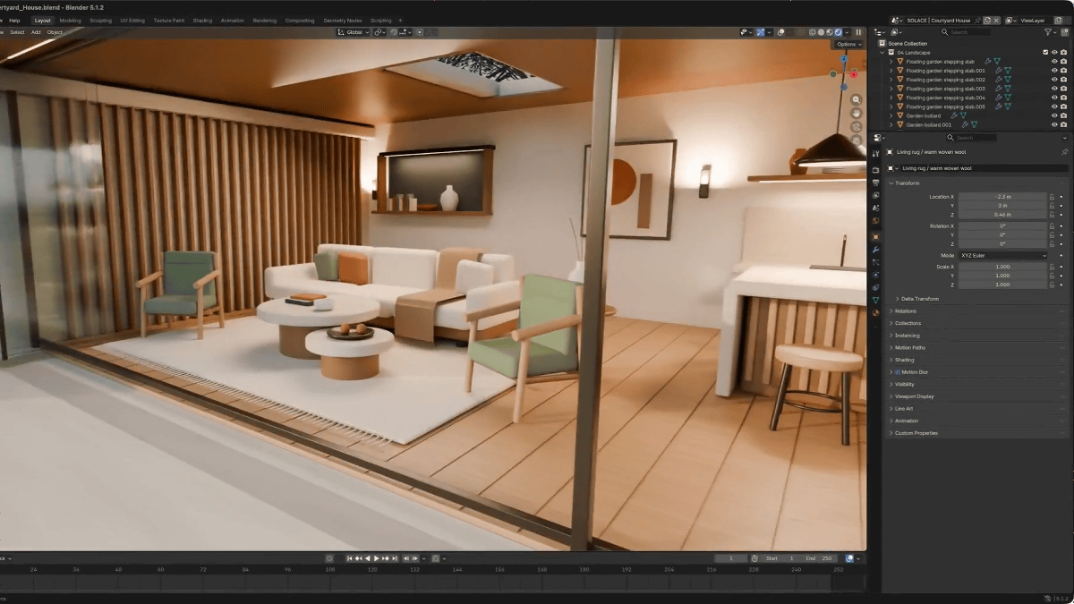 GPT-6 Astraの3Dモデリング性能を示す作例が続々登場、短い指示でBlenderを巧みに操作して3D作品を作れる