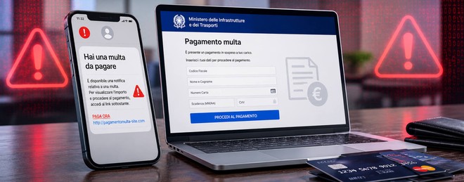 Occhio a email e SMS con avvisi sulle multe da pagare, sta circolando una truffa