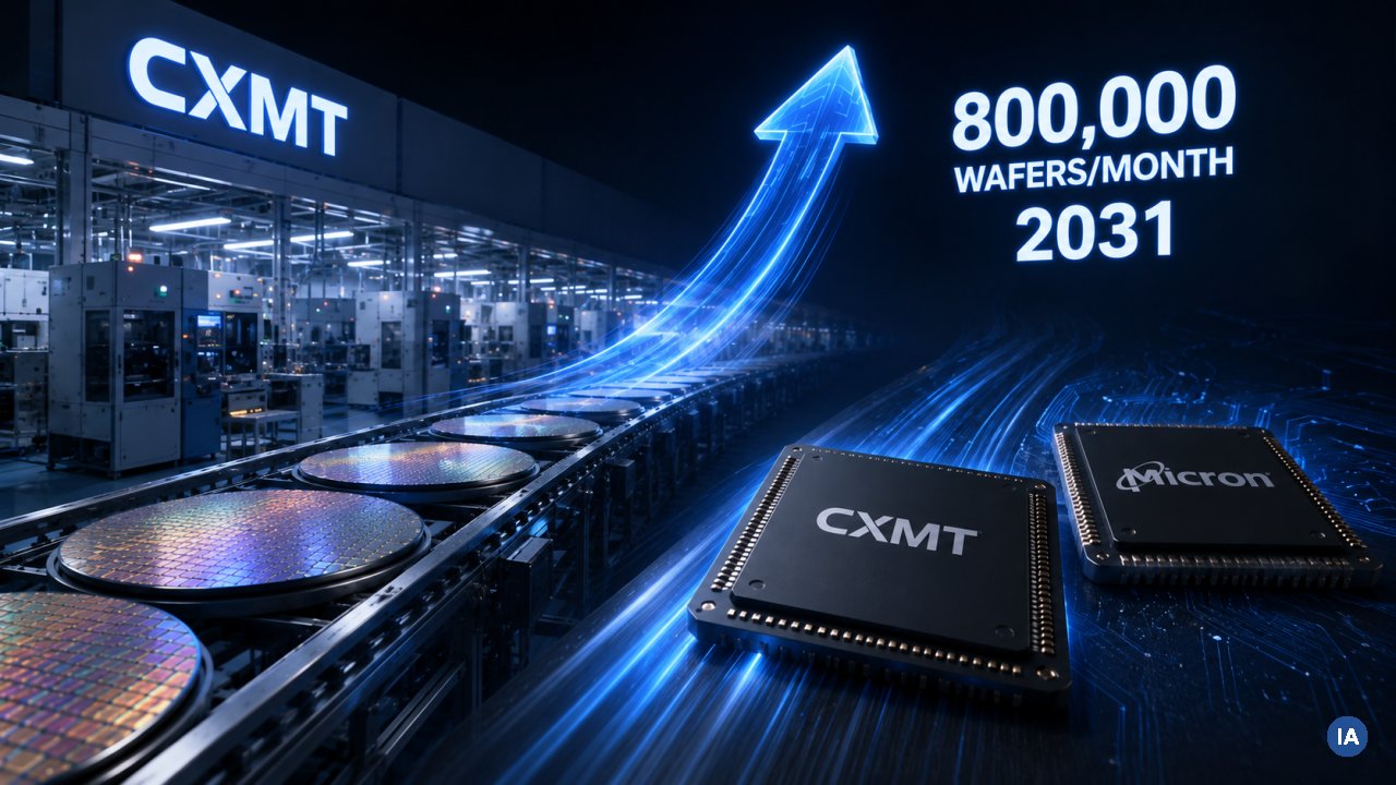 CXMT punta a 800.000 wafer al mese nel 2031 e a superare Micron nel 2030