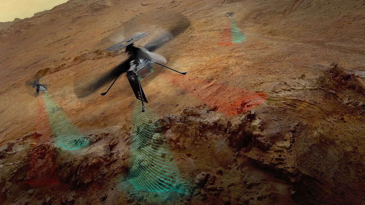 La NASA sta costruendo e provando i droni SkyFall che voleranno su Marte nei prossimi anni