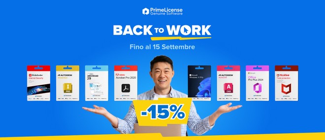 Back to Work PrimeLicense: conviene comprare licenze software online?