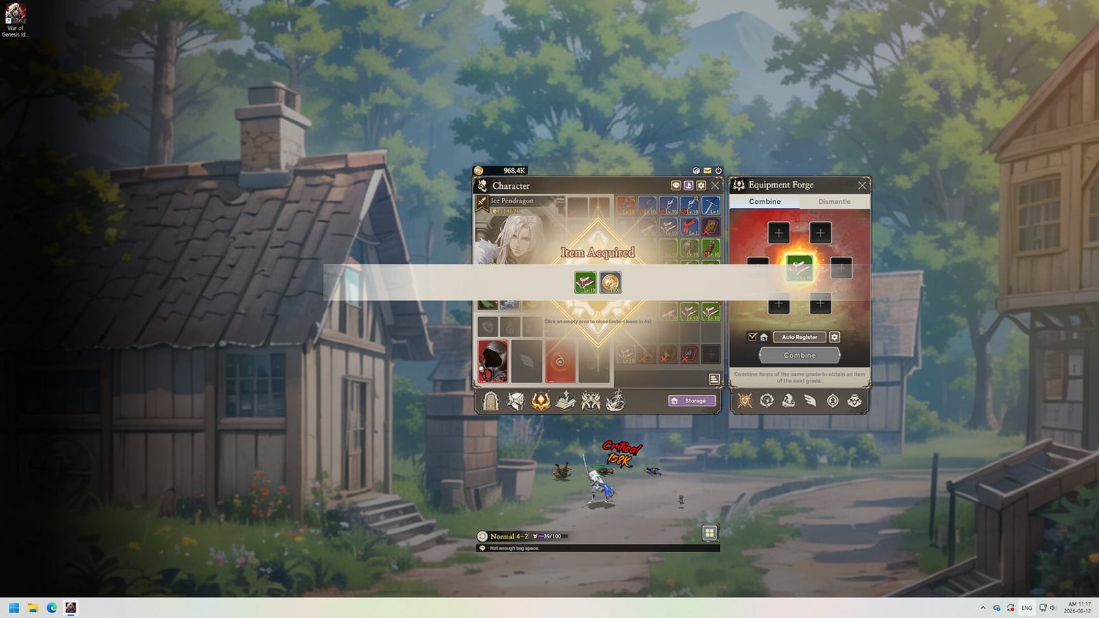 新たな放置型RPG『War of Genesis』にさっそくブーム到来。Steamマーケットで取引可能、希少な「金塊」は数千円で売れる