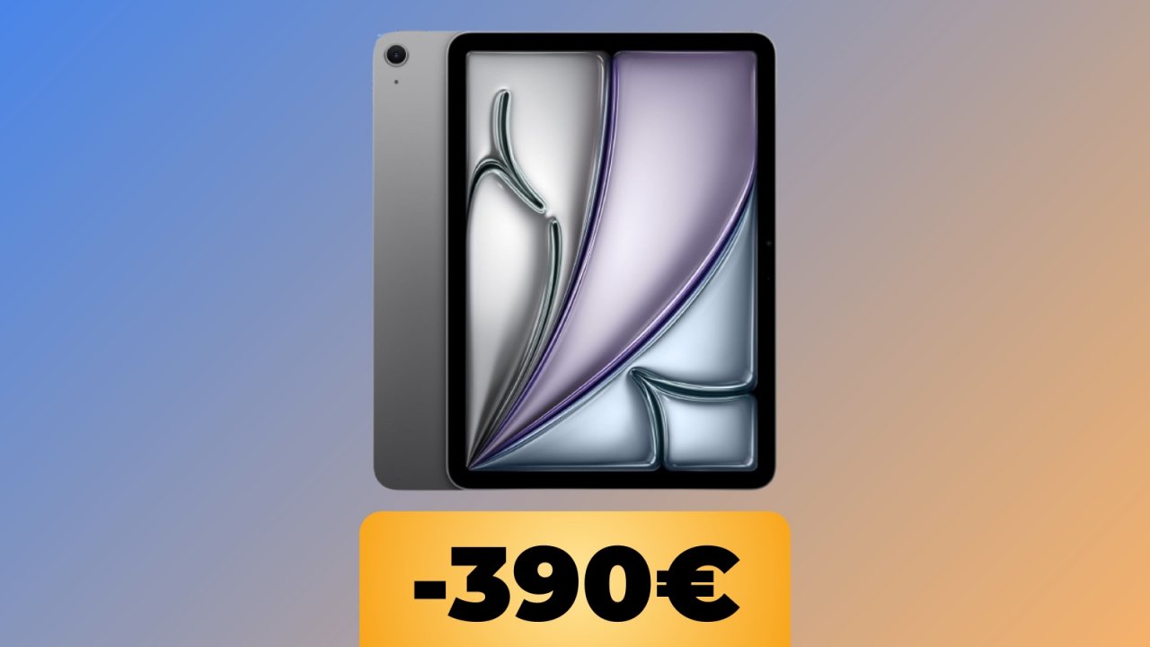 L'iPad Air con chip M4 è in maxi offerta su Amazon: puoi acquistarlo al suo minimo storico