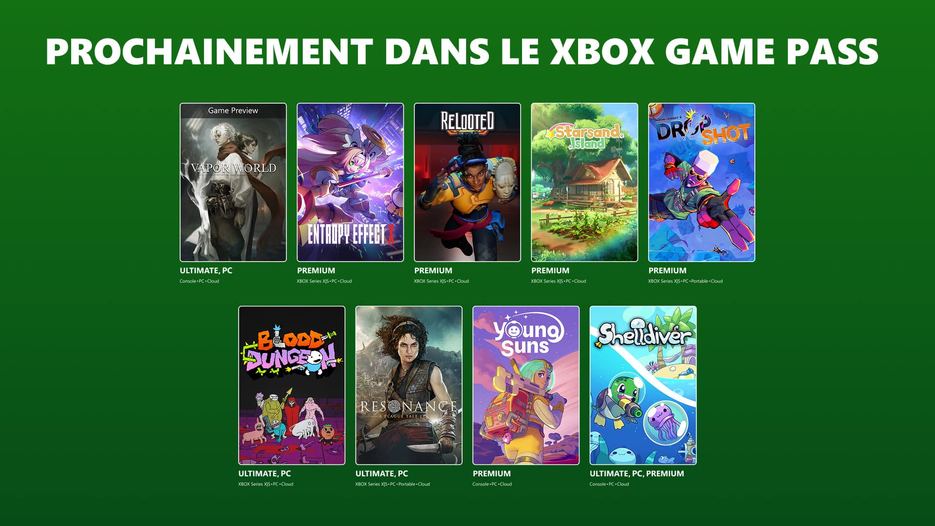 Xbox Game Pass : Resonance: A Plague Tale Legacy, Shelldiver… Voici les jeux qui vont bientôt rejoindre l’abonnement