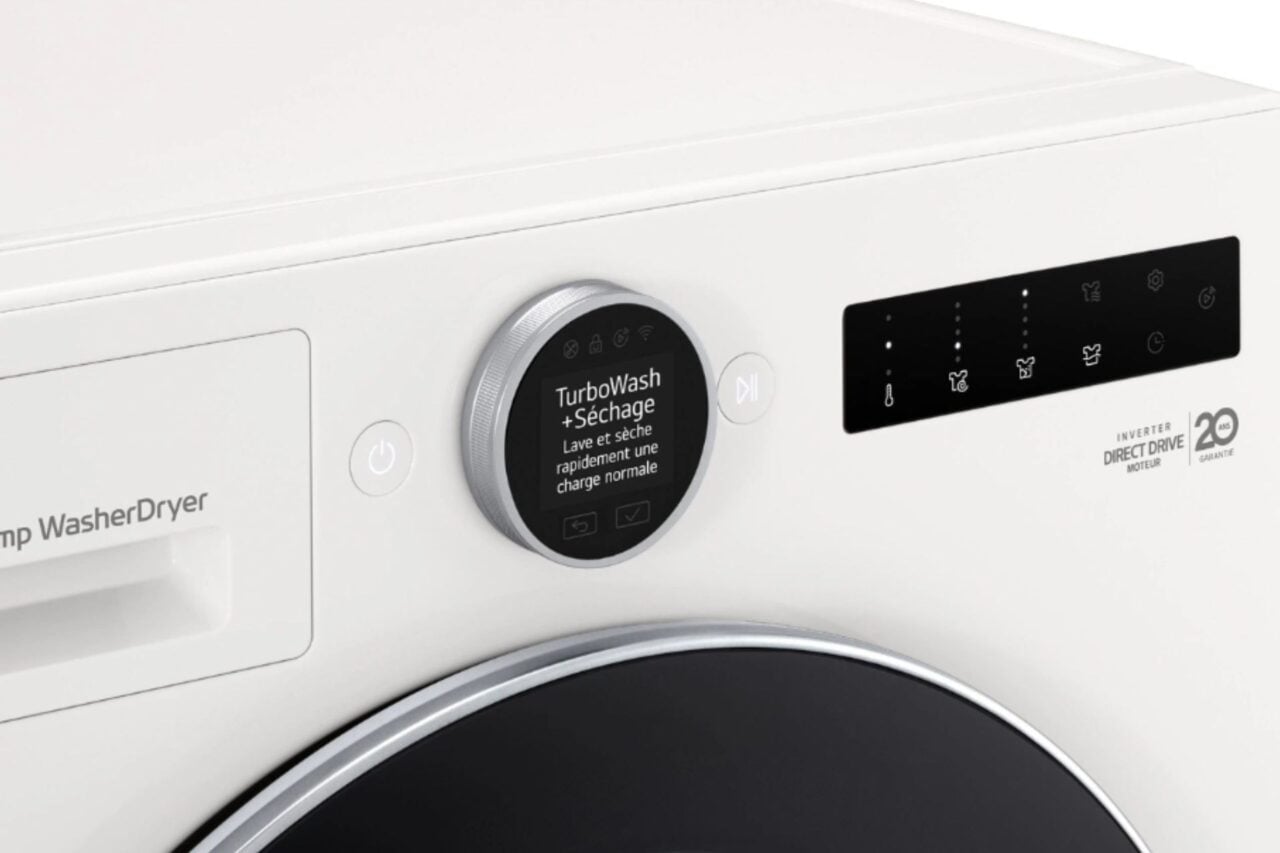 LG glisse de l’IA dans sa nouvelle machine à laver, et elle décide de (presque) tout à votre place