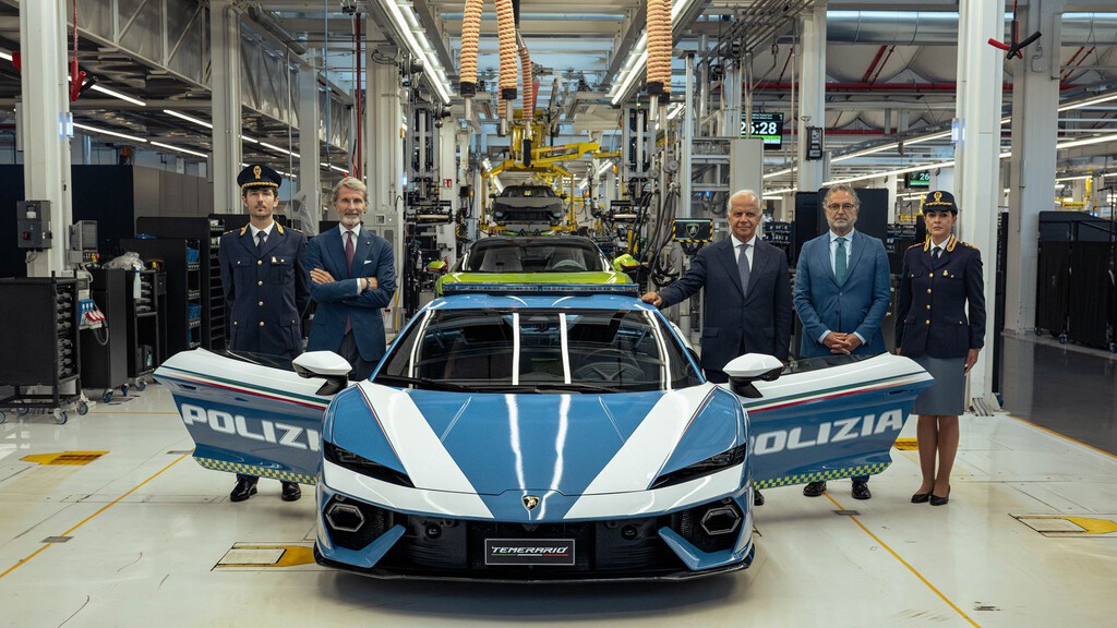 Italia añade un Lamborghini Temerario a su flota policial pero no se usará para perseguir el crimen: literalmente, vale un riñón