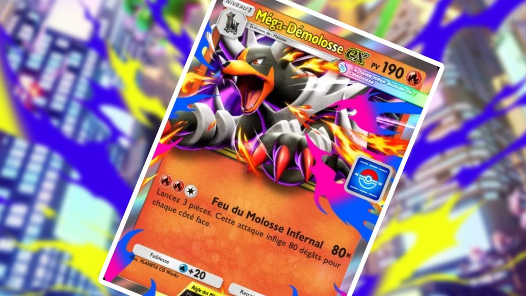 Pokémon Pocket Méga-Démolosse EX deck : vous venez de récupérer la carte grâce à l'événement butin ? Notre liste
