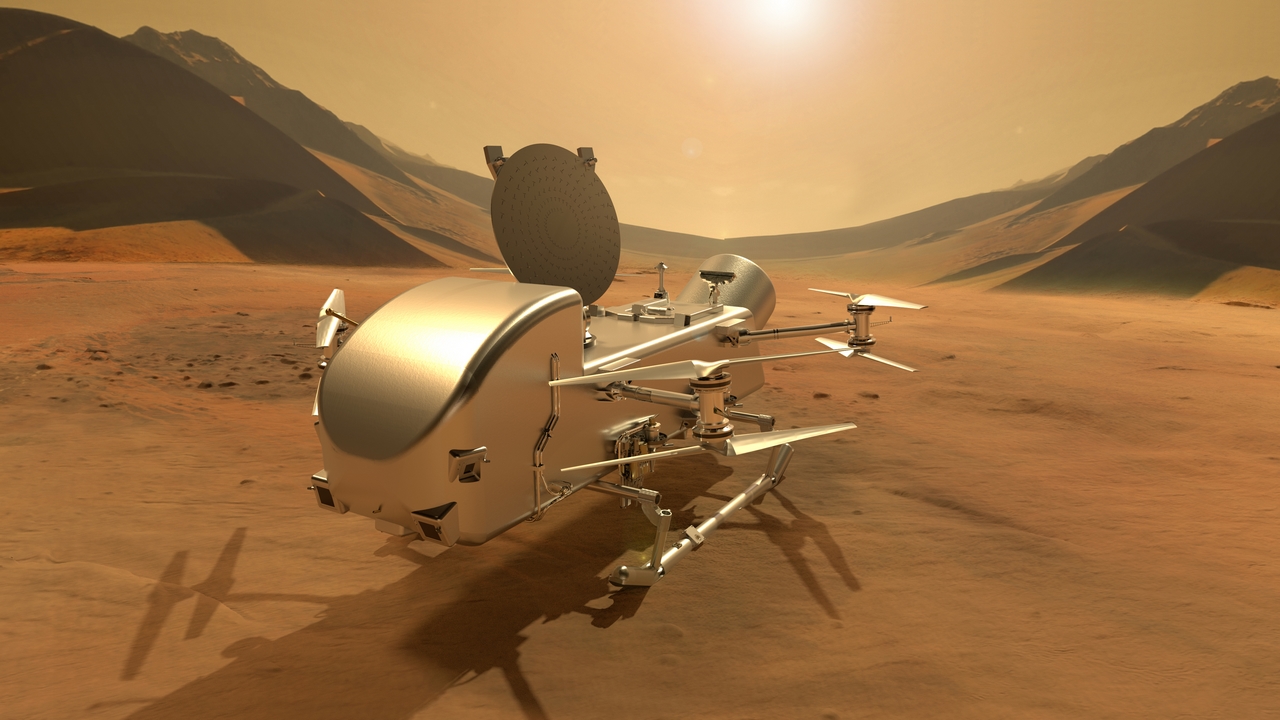 Il drone NASA Dragonfly atterrerà in una zona con dune di Titano che è stata chiamata Ahmakiq Undae