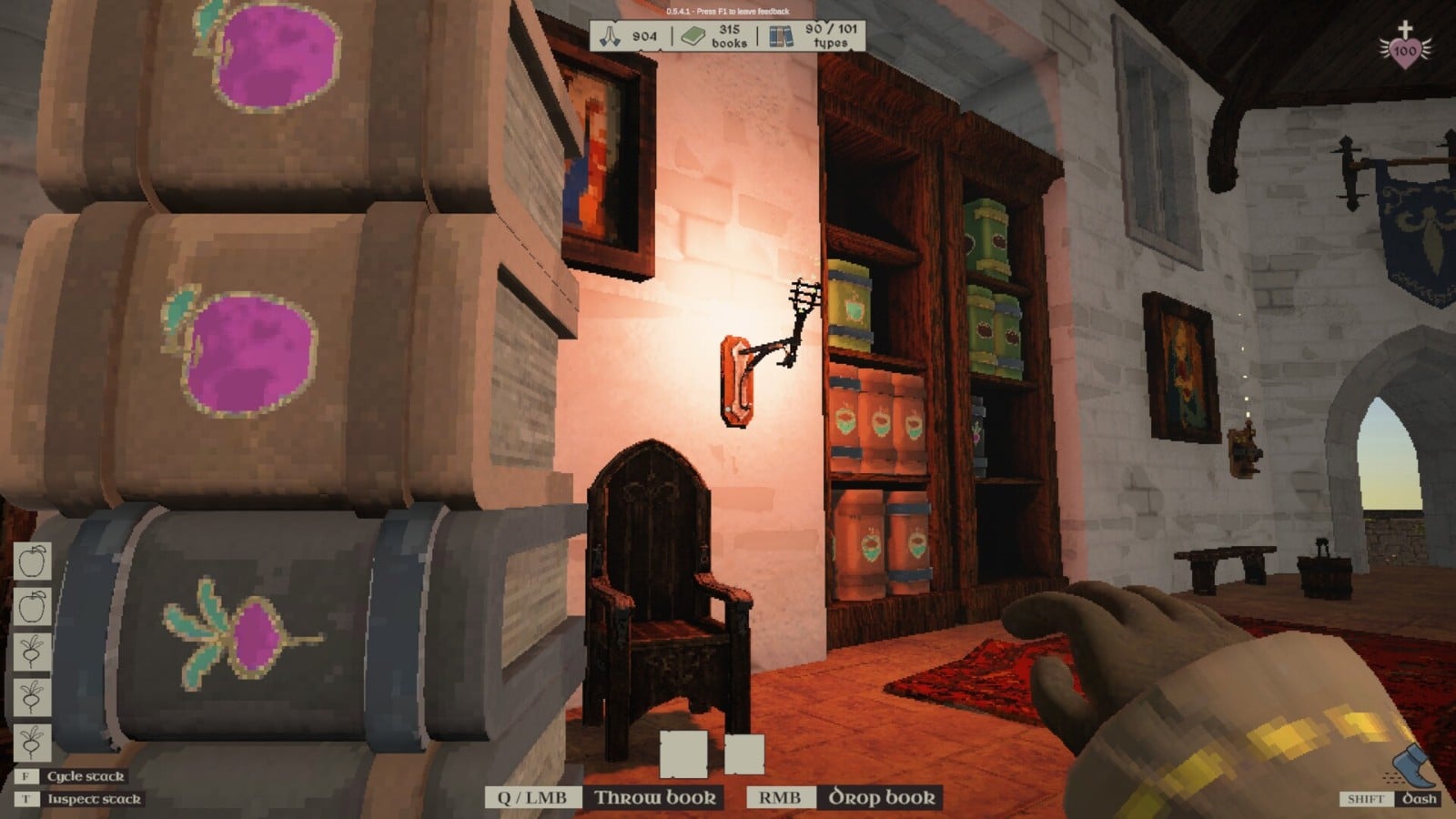 最大4人マルチ対応・図書館お片付けゲーム『Monk Took Book』、「好評率100％」の大人気スタート。蔵書をしまって図書館整頓、“望まぬ来客”は剣やボウガン、ときどき本で撃退