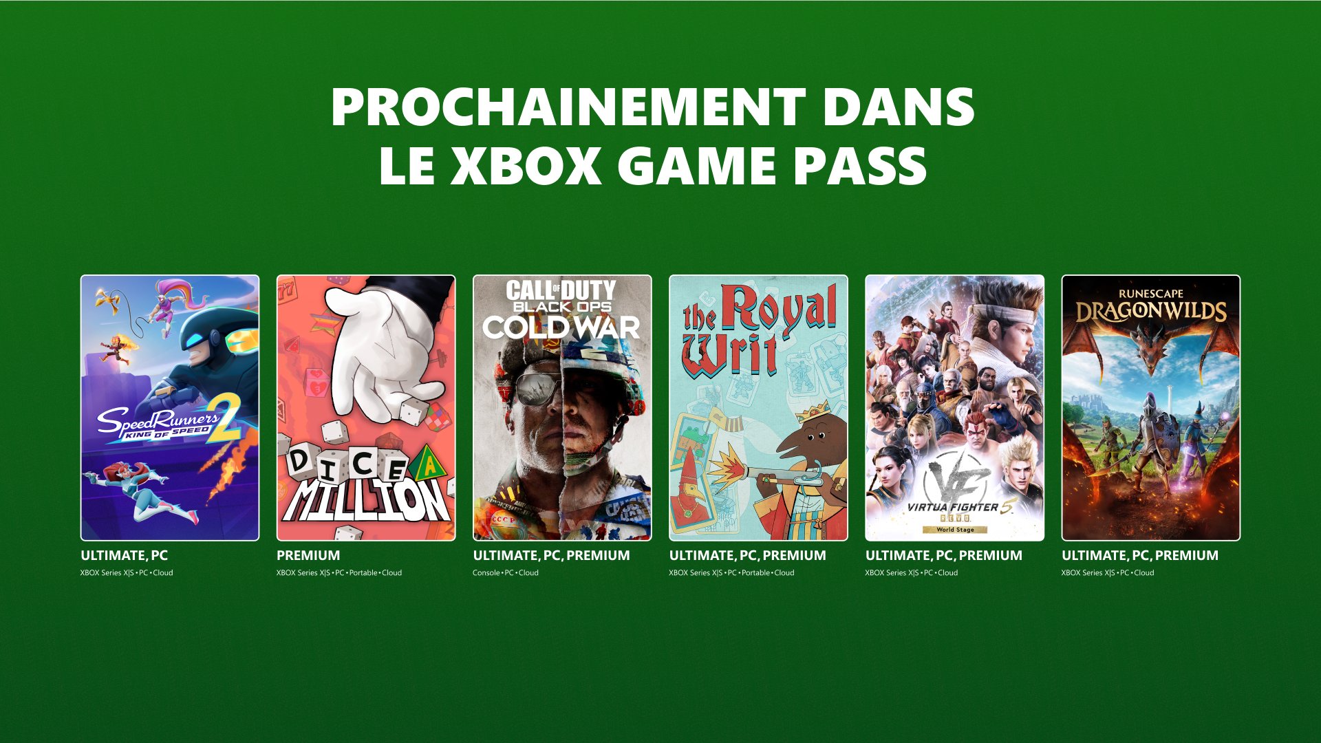 Xbox Game Pass : Call of Duty: Black Ops Cold War, Speedrunners 2 et d’autres rejoignent l’abonnement