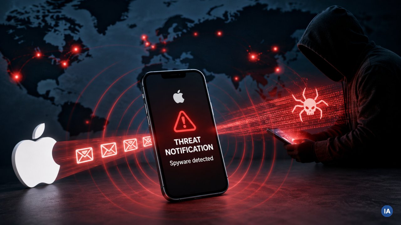 Apple avvisa dello spyware in quattro posti diversi, e le richieste d'aiuto esplodono