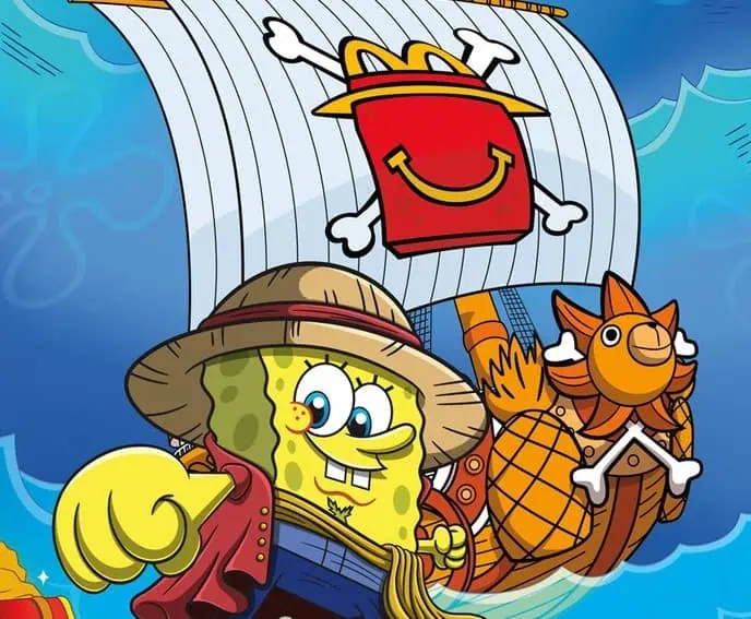 McDonald’s realiza una colaboración de One Piece con Bob Esponja