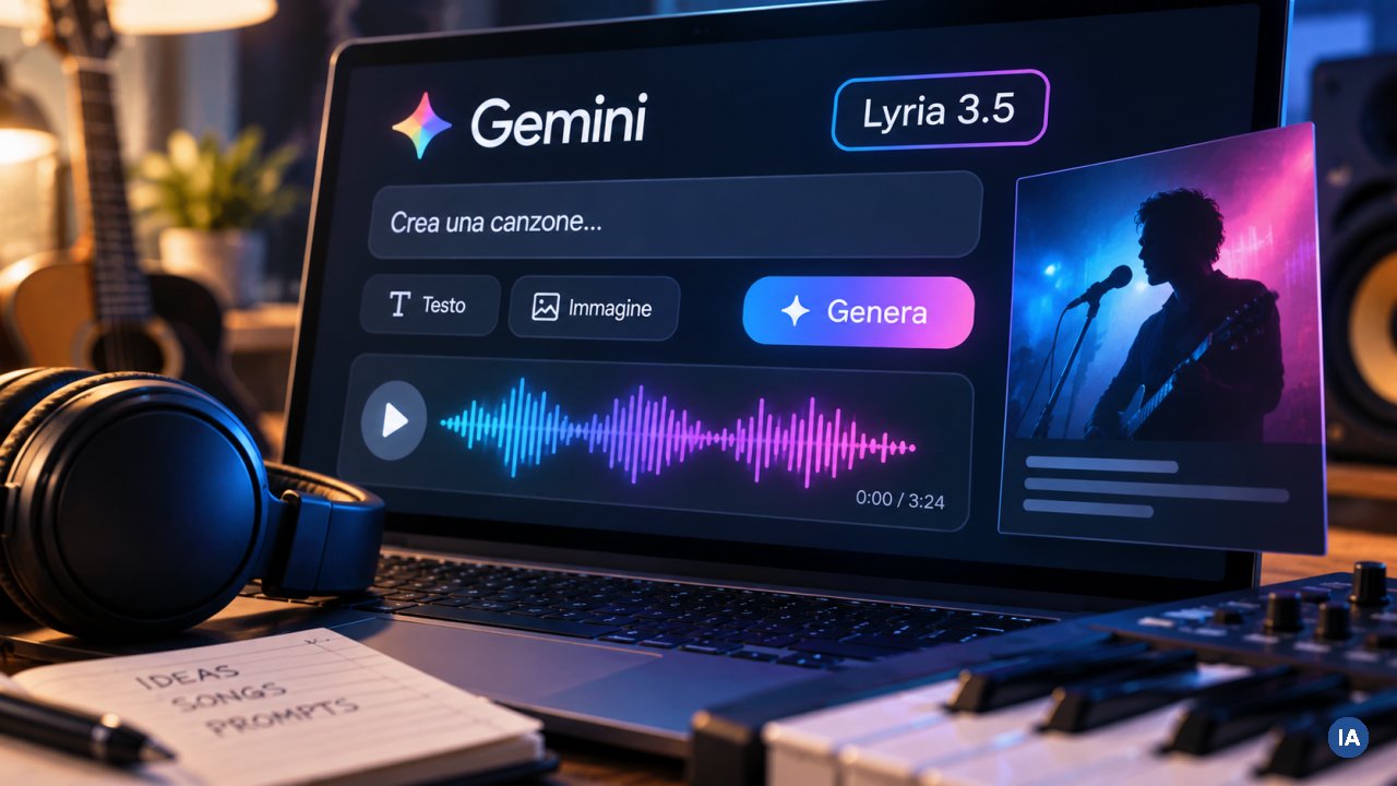 Lyria 3.5 su Gemini blocca le voci degli artisti e i testi protetti