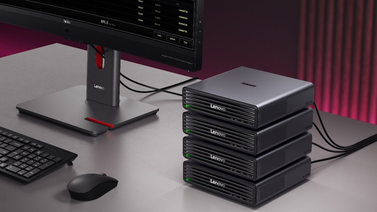 Lenovo porta l'IA nei PC business: ThinkCentre X Ultra ha 128 GB e può lavorare in cluster