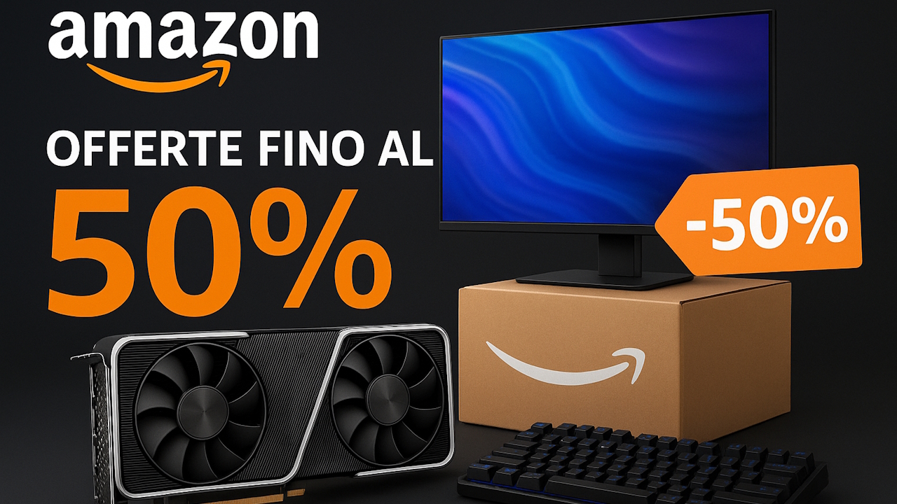 Componenti PC in offerta su Amazon: schede video GeForce RTX e Radeon, CPU AMD e Intel, monitor OLED e SSD scontati
