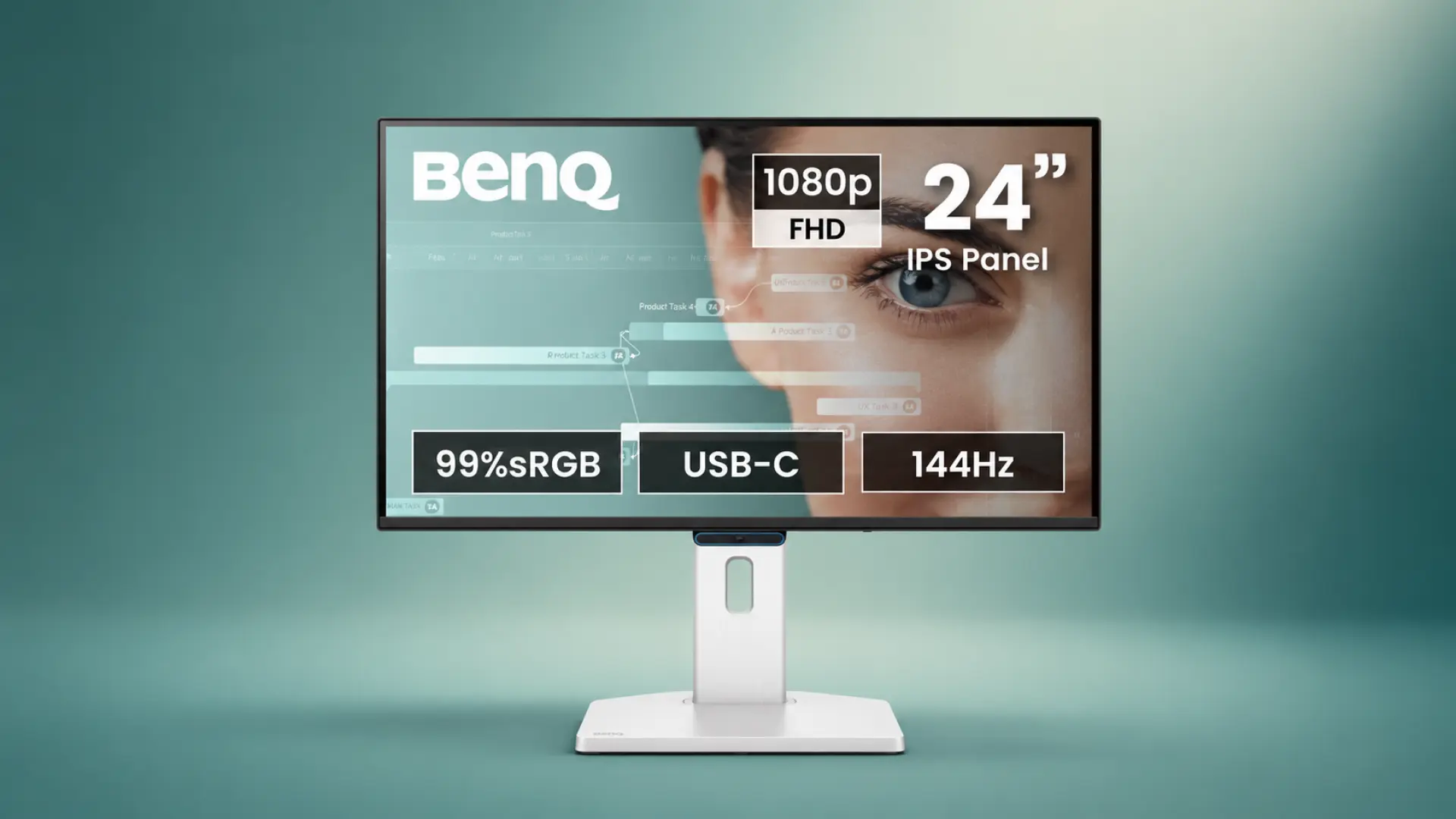 Un solo cable, 144 Hz de fluidez y máxima protección para tus ojos: el monitor BenQ simplifica tu escritorio