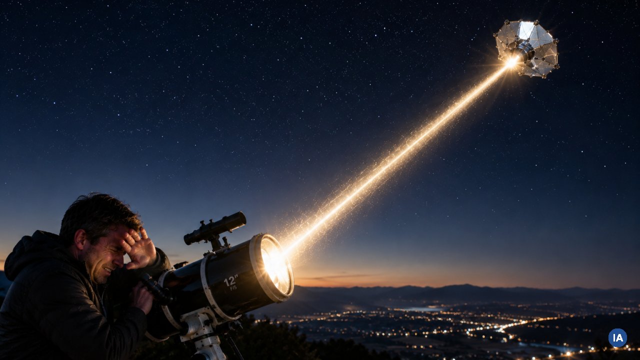 Reflect Orbital ammette: un telescopio da 12 pollici puntato sul suo satellite può causare danni permanenti alla vista