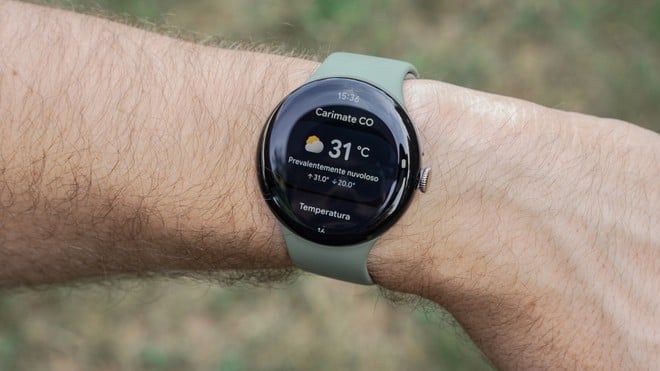 Su Pixel Watch il meteo si arricchisce con nuove informazioni
