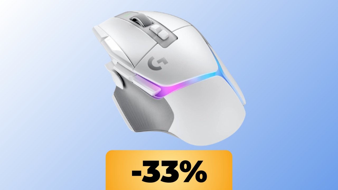 Il mouse da gaming Logitech G502 X PLUS è in promozione su Amazon al suo prezzo minimo storico