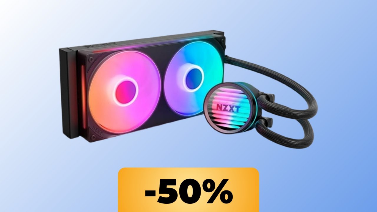 Il dissipatore NZXT Kraken Core 240 RGB è in sconto del 50% su Amazon: è al suo minimo storico