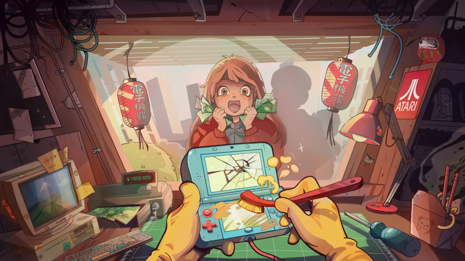ReStory, el original juego que consiste en reparar consolas retro, arrasa en Steam con su lanzamiento