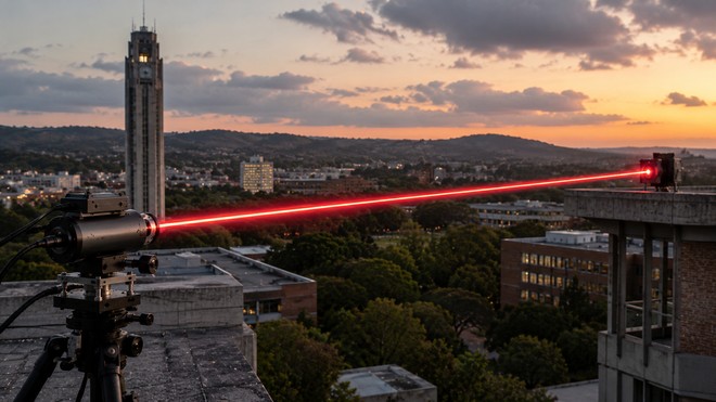 Un laser sfida la turbolenza: dati trasportati intatti per 270 metri