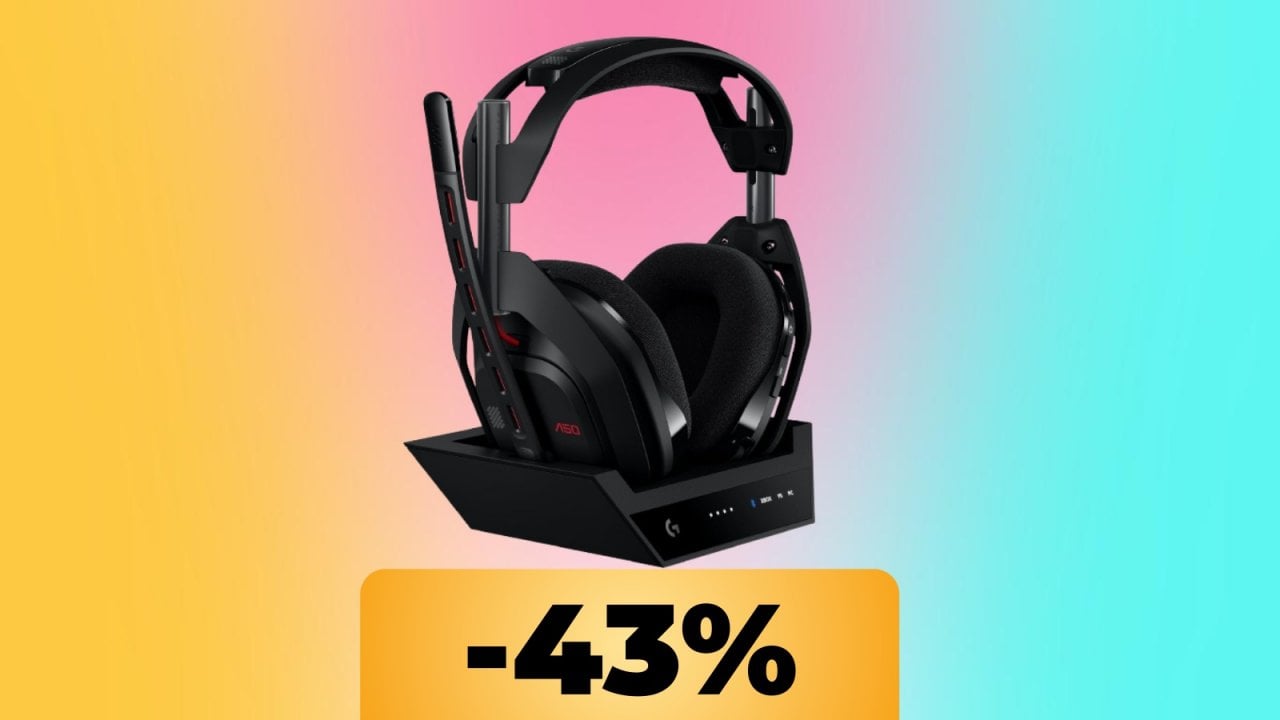 Immergiti nei tuoi giochi preferiti con le cuffie da gaming Logitech Astro A50: sono in sconto su Amazon