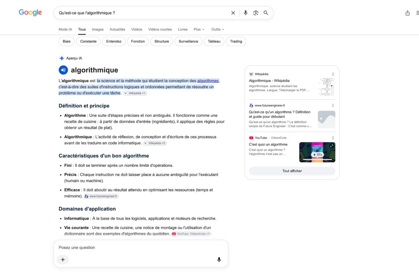 Les liens bleus reculent encore : Google gonfle ses réponses IA d’office