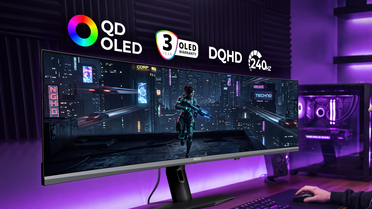 Due monitor al posto di uno: il nuovo AGON PRO da 48,9 pollici punta tutto sul formato 32:9