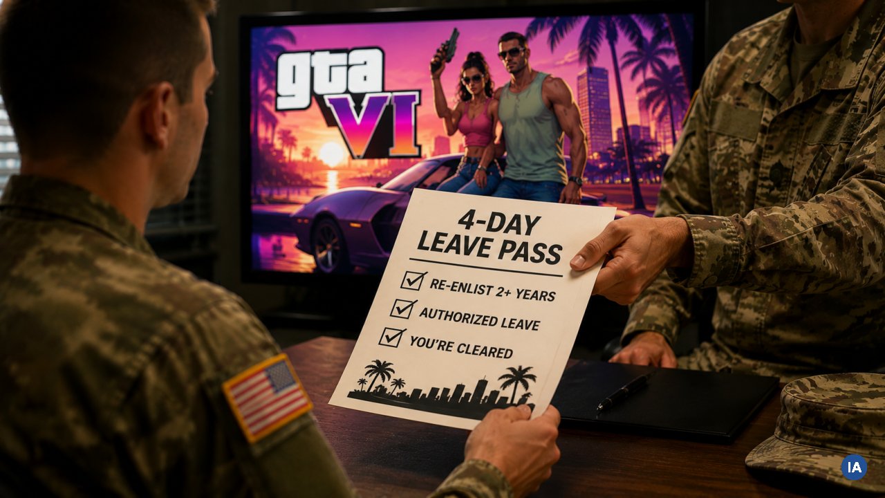 GTA 6 vale due anni di ferma: l'Esercito USA offre quattro giorni di licenza