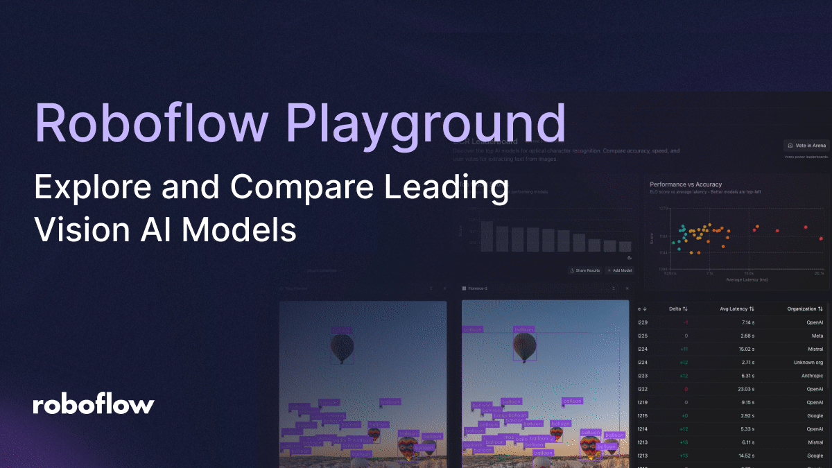 無料で多種多彩なビジョンAIモデルを試用・比較・評価できる「Roboflow Playground」