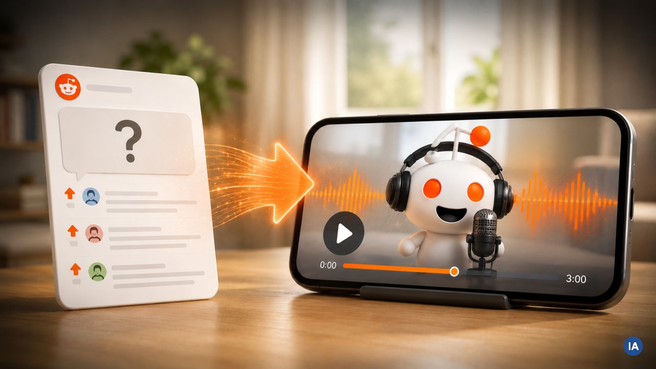 Reddit testa i post narrati: un thread di otto anni fa diventa un video di tre minuti