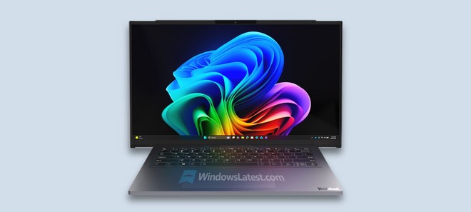 Lenovo Project Swan sembra un notebook qualsiasi, finché il display non si muove