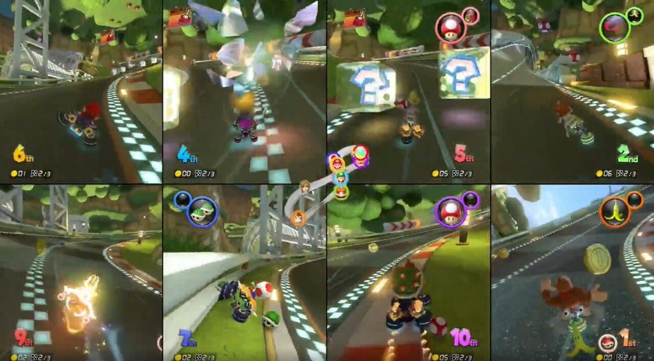 Surprise Switch 2 Upgrade Brings Wild 8-Player Split-Screen Mode To Mario Kart 8 Deluxe For Free
