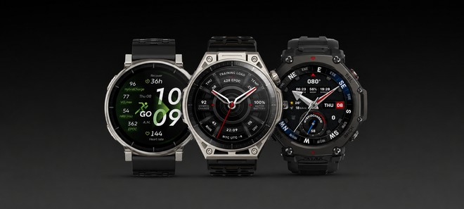 Amazfit aggiorna otto smartwatch: più controllo durante nuoto, corsa e vogatore