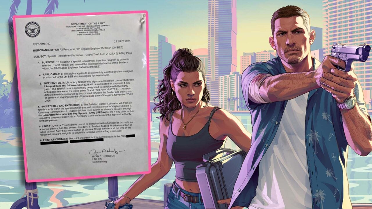 One Army Battalion Reportedly Offering Time Off To Play GTA 6 As Re-Enlistment Bonus