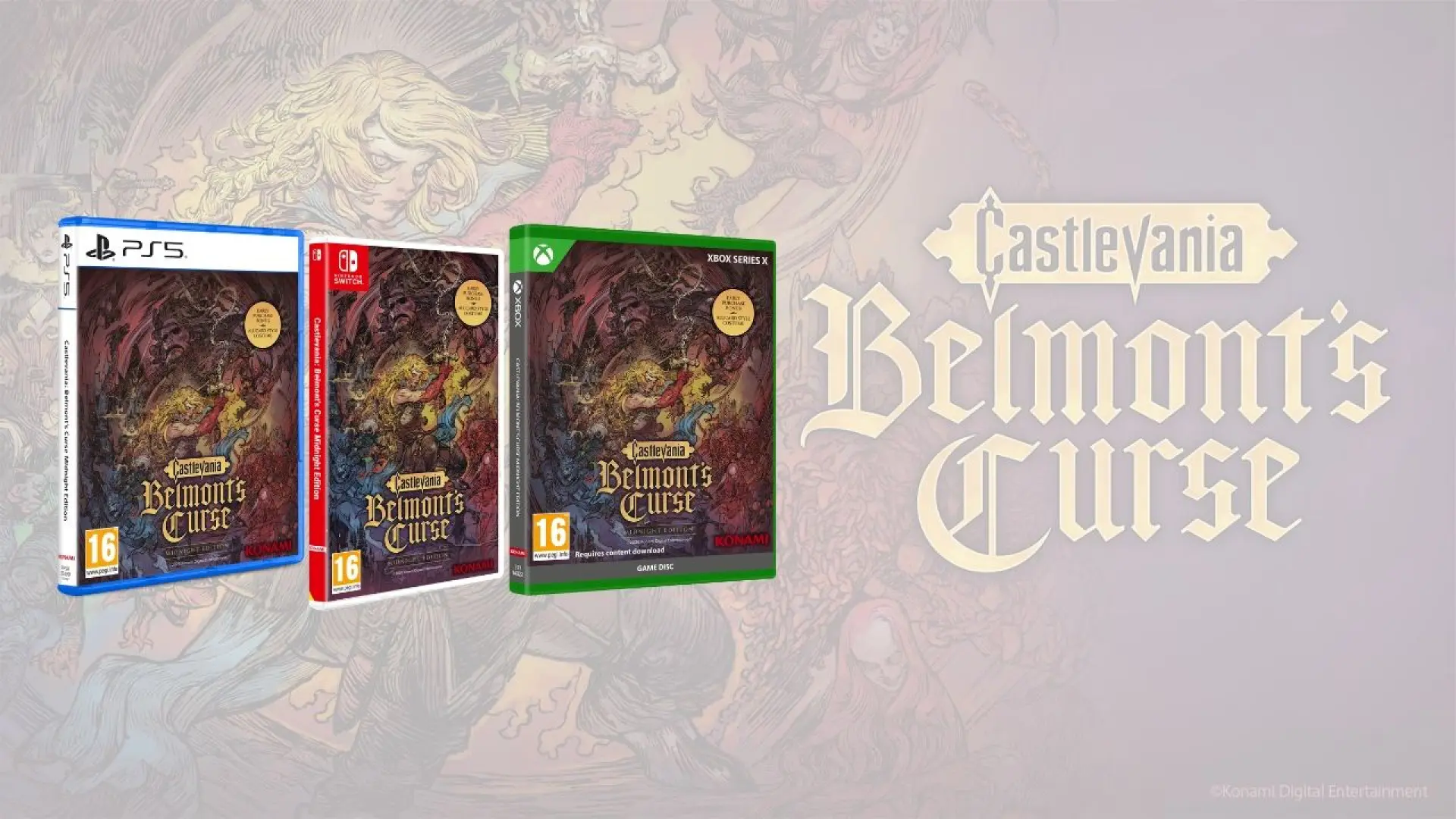 Meridiem Games abre reservas de Castlevania: Belmont's Curse para PS5, Switch y Xbox en glorioso formato físico