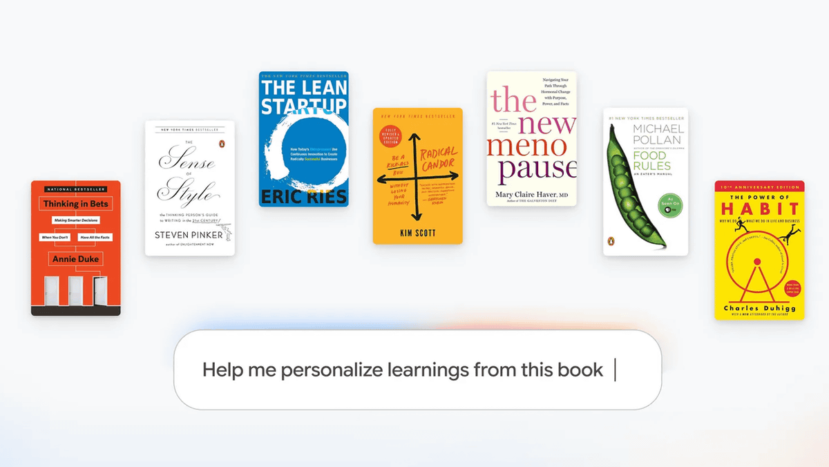 購入した電子書籍をGeminiに読ませて質問できる「Expert Intelligence」が登場、10万冊超に対応