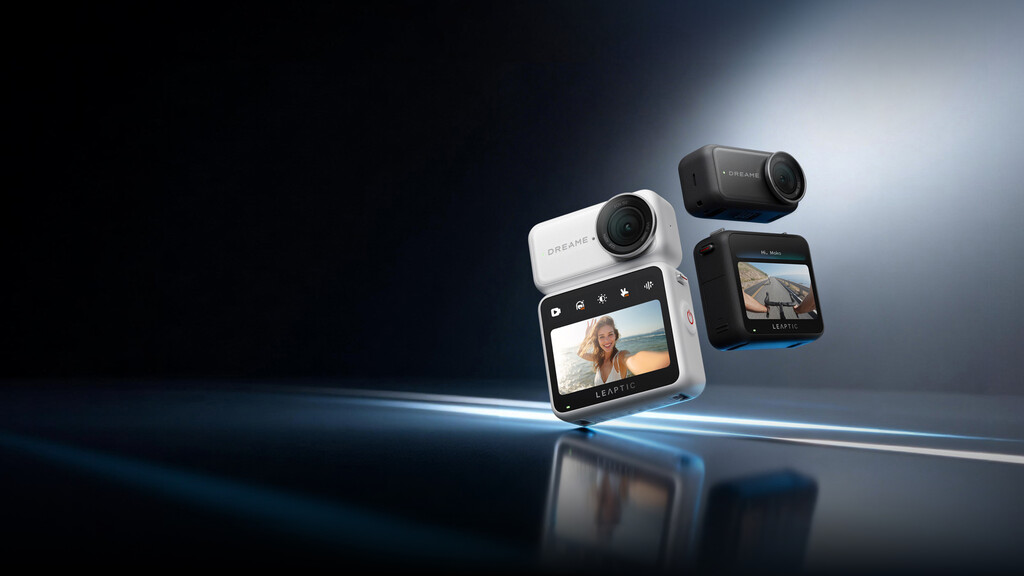 Dreame presenta LEAPTIC Cube, su primera minicámara que apenas pesa 56 gramos, graba en 8K y se puede sumergir sin funda