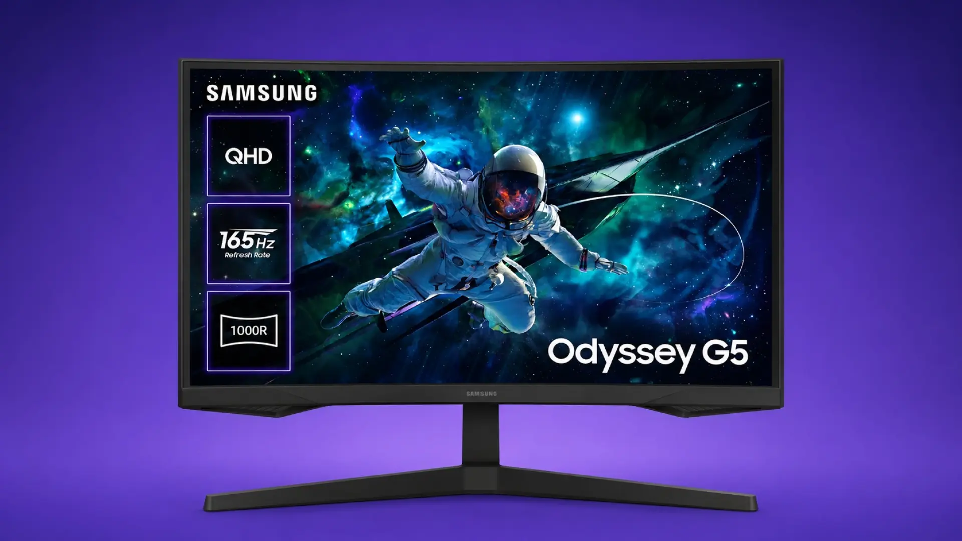 Siente la acción como si estuvieras dentro del juego: la tecnología 1000R del Samsung Odyssey G5