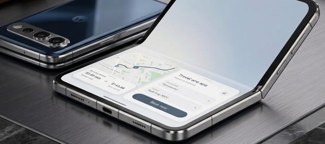 Anche Motorola prepara un pieghevole "a passaporto": eccolo nei bozzetti