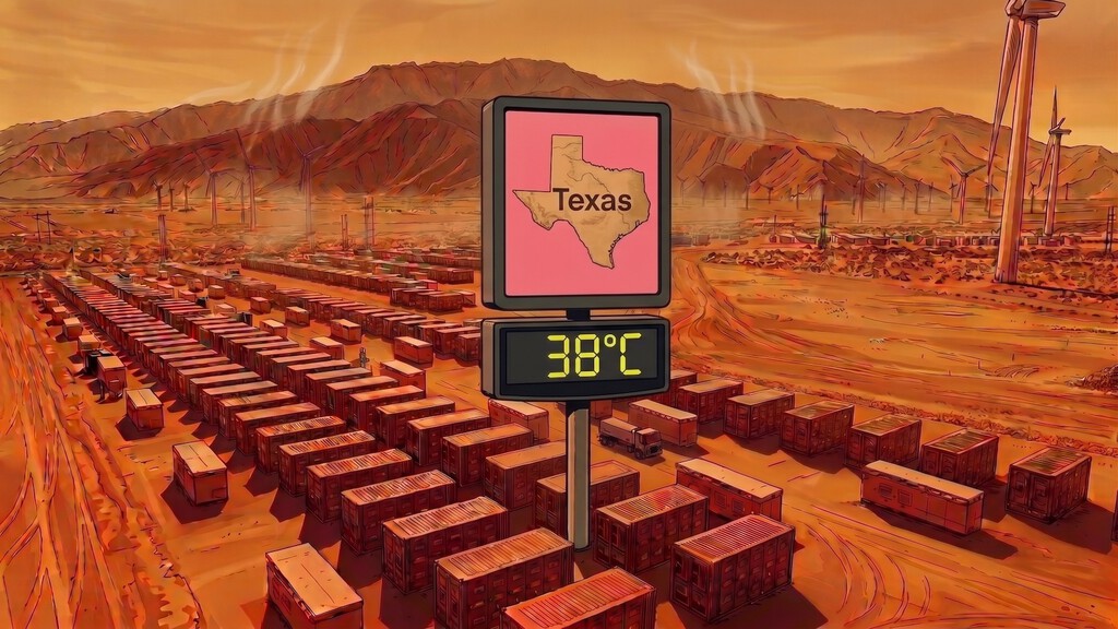 Texas ha batido récords de demanda eléctrica este verano sin apagones ni quitar el aire acondicionado. Su secreto: poner baterías