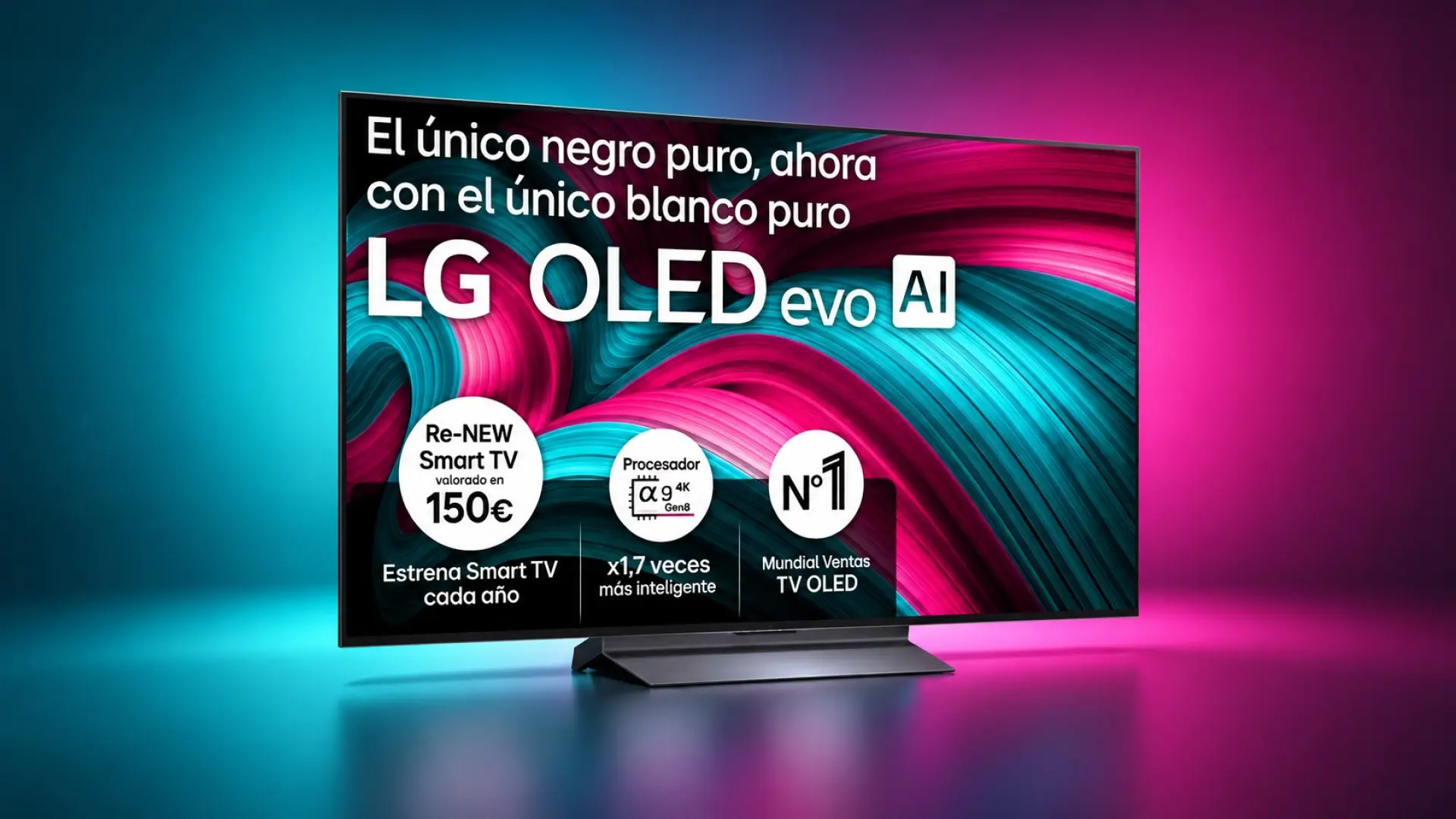 La Inteligencia Artificial al servicio de tu imagen y sonido: la LG OLED evo OLED ahora con 1100€ de descuento