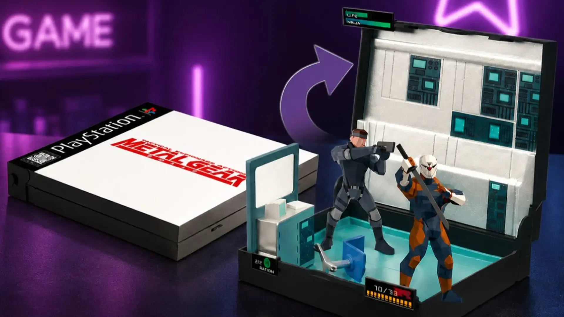 Rememora el combate más épico de Metal Gear Solid con este espectacular diorama de Console Heroes que ya puedes reservar en GAME